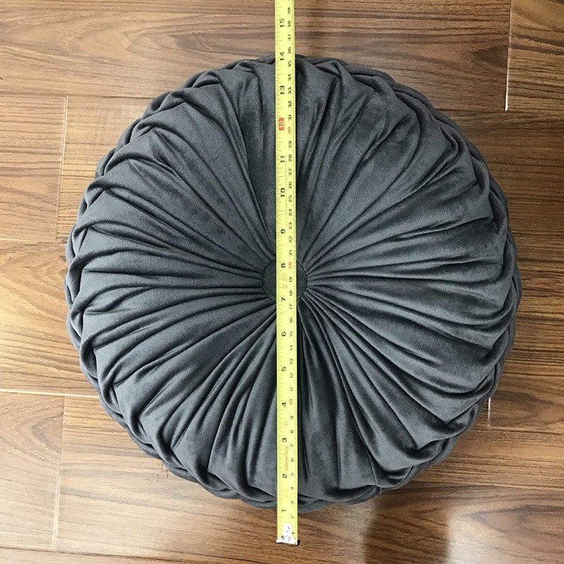 Inyahome díszpárna kanapéhoz Dekoratív 3D sütőtök jármű kerekek bársony párna kanapéhoz székhez padló Coussin Canapé