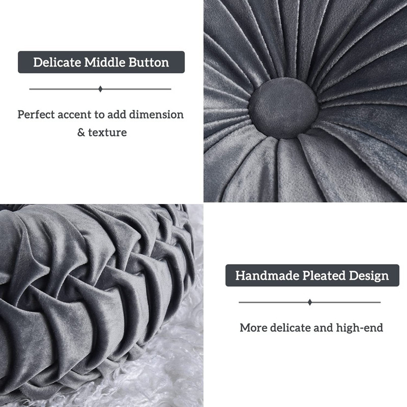 Inyahome díszpárna kanapéhoz Dekoratív 3D sütőtök jármű kerekek bársony párna kanapéhoz székhez padló Coussin Canapé