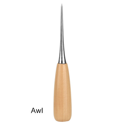 LMDZ varró csüllő varrás csüllő fa fogantyús csüllő bőr munkaeszközök varrás kézműves barkácsoláshoz bőr cipész vászonjavítás