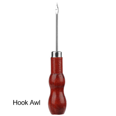 LMDZ varró csüllő varrás csüllő fa fogantyús csüllő bőr munkaeszközök varrás kézműves barkácsoláshoz bőr cipész vászonjavítás