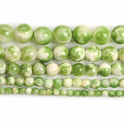 Természetes kő lila perzsa jáde gyöngyök kerek laza gyöngyök ékszerekhez kézimunka karkötő barkács szál 6/8/10/12 MM