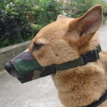 Ρυθμιζόμενο ρύγχος στο στόμα κατοικίδιων ζώων Ρύγχος σκύλου κατά του γαβγίσματος για μικρόσωμους μεγαλόσωμους σκύλους με νάιλον λουρί Αναπνεύσιμο ρύγχος σκύλου στο στόμα κατά του μασήματος