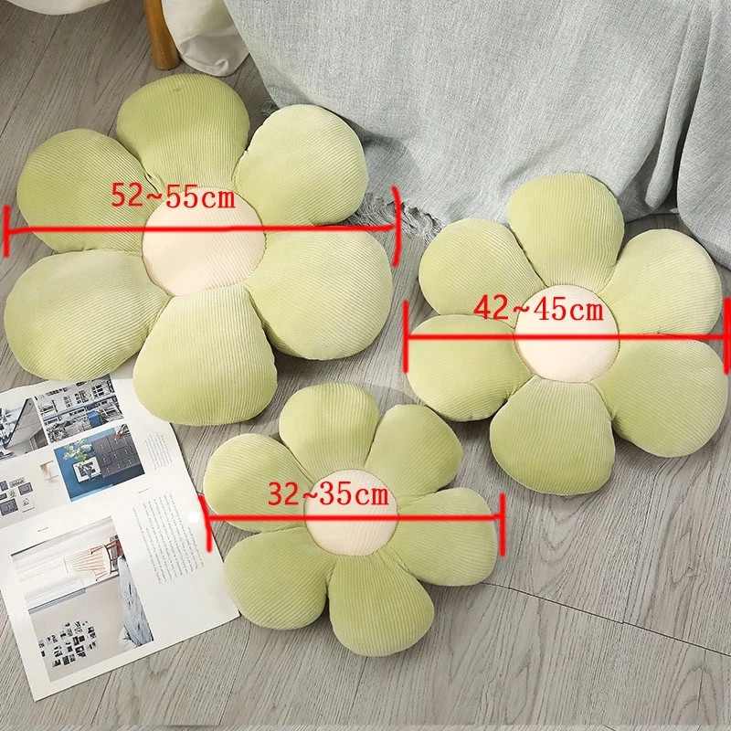 Lovely Daisy dobópárnák Puha, kényelmes deréktámasz Hátpárna Rajzfilm Székpárna Párna dekoráció Otthoni Virágpárna