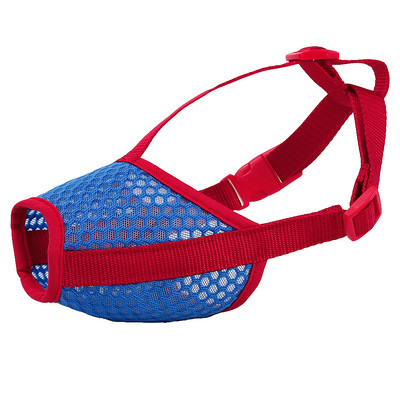 Αναπνεύσιμο νάιλον πλέγμα Μικρό μεσαίο μεγάλο ρύγχος σκύλου Ρυθμιζόμενο κατά του φλοιού μάσκα στόματος κουταβιού Κάλυμμα αξεσουάρ για κατοικίδια Ρύγχος S-2XL