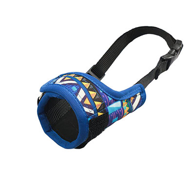 Ρύγχος σκύλου, μαλακό εμπριμέ ρύγχος για την πρόληψη του δαγκώματος από το μάσημα και το τσίμπημα, ρυθμιζόμενο κάλυμμα στόματος σκύλου για μικρόσωμο και μεγάλο σκύλο