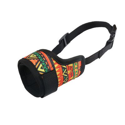 Ρύγχος σκύλου, μαλακό εμπριμέ ρύγχος για την πρόληψη του δαγκώματος από το μάσημα και το τσίμπημα, ρυθμιζόμενο κάλυμμα στόματος σκύλου για μικρόσωμο και μεγάλο σκύλο