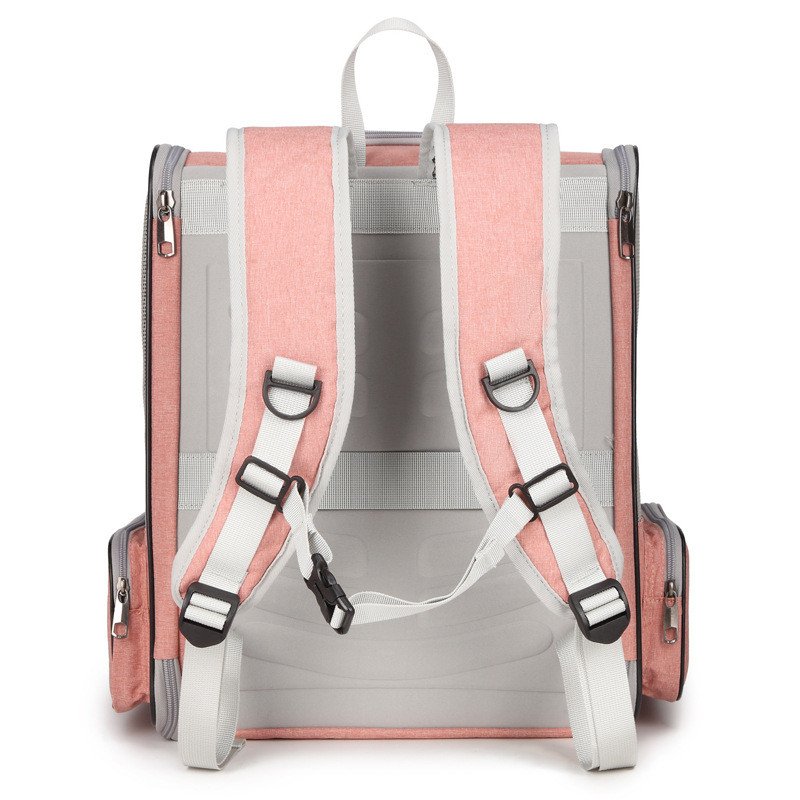 Σακίδιο πλάτης μεταφοράς κατοικίδιων γατών Αναπνεύσιμο τσάντα ώμου ταξιδιού για γάτες για γάτες Μικρά σκυλιά Φορητό σακίδιο πλάτης που μεταφέρει προμήθειες για κατοικίδια