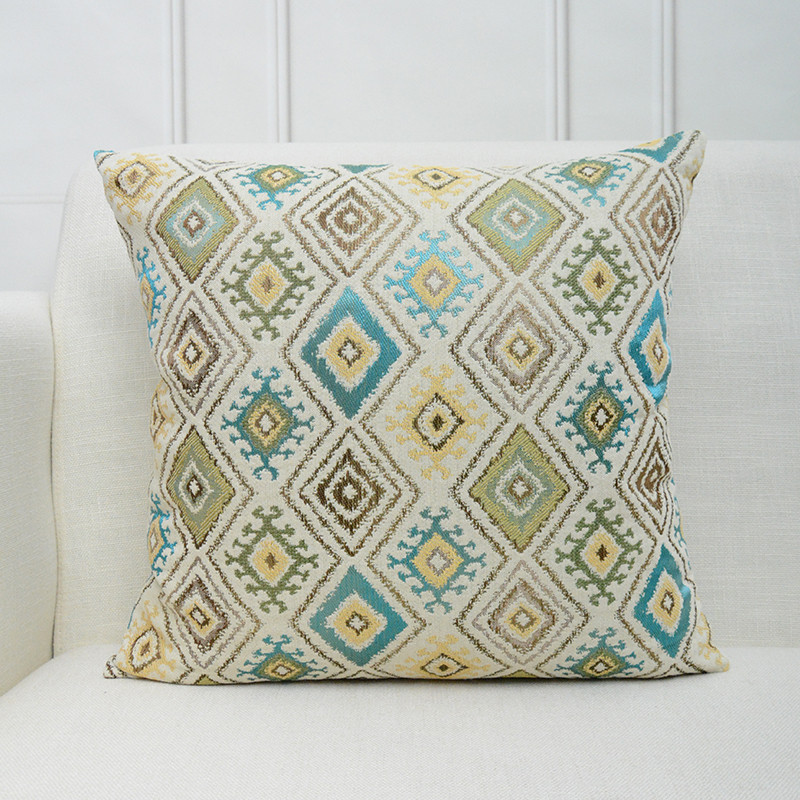 Κάλυμμα μαξιλαριού Bohemia Style Διακοσμητικά μαξιλάρια για καναπέ Σαλόνι 45x45 Κάλυμμα μαξιλαριού The Plaid Housse De Coussin