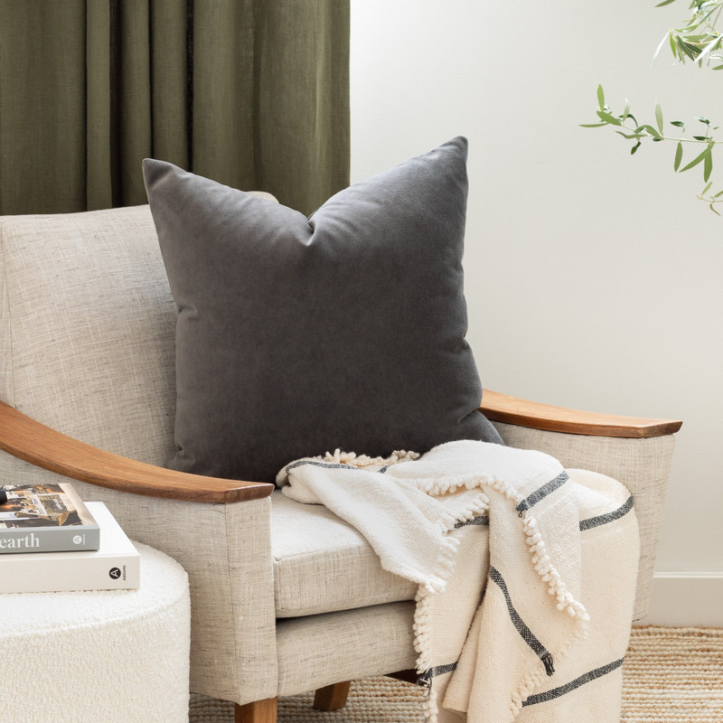 Perne nordice Husă de pernă din catifea de lux Decorativă pentru canapea de sufragerie Husă de pernă confortabilă bleumarin Decor pentru casă 40x40 Cojines