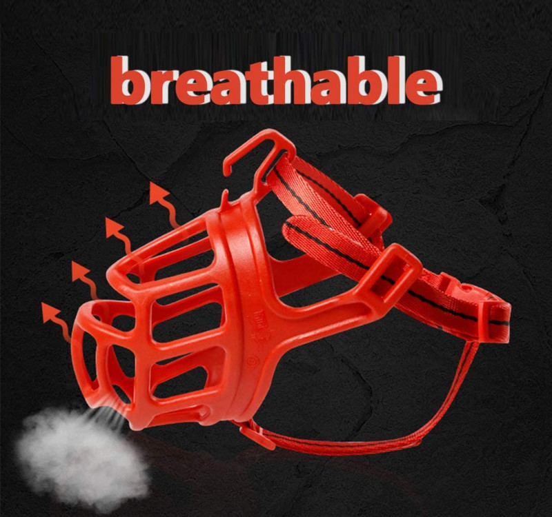 Ρύγχος σκύλου, Ρύγχος με αναπνεύσιμο καλάθι για μεσαίους, μεγάλους και X-large σκύλους, Σταματήστε το δάγκωμα, το γάβγισμα και το μάσημα, το καλύτερο για επιθετικούς σκύλους