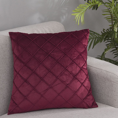 Otthoni dekoratív párnahuzat Luxus bársony párnahuzat rács Redőzött 45X45CM 3D geometrikus párnahuzat sötétkék rózsaszín párnahuzat
