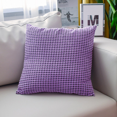 Masszázsdobó párnahuzat Dekoratív dobópárnahuzat nagy szemű kukorica csíkos vastag 45x45 párnahuzat kanapé hálószobához