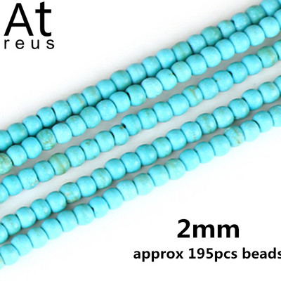 35 Στυλ Faceted Στρογγυλό Κρανίο Αστερίας Καρδιά Λουλούδι Ειρήνη Σταυρός μίμησης Τυρκουάζ Χαλαρές χάντρες σπόρων για κοσμήματα κατασκευής DIY