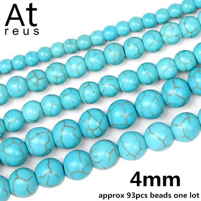 35 Στυλ Faceted Στρογγυλό Κρανίο Αστερίας Καρδιά Λουλούδι Ειρήνη Σταυρός μίμησης Τυρκουάζ Χαλαρές χάντρες σπόρων για κοσμήματα κατασκευής DIY