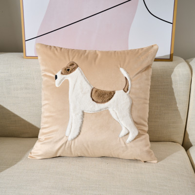 Заешка декоративна калъфка за възглавница Сладки меки възглавници за всекидневна За диван Декорация на дома Housse De Coussin Луксозна калъфка за възглавница