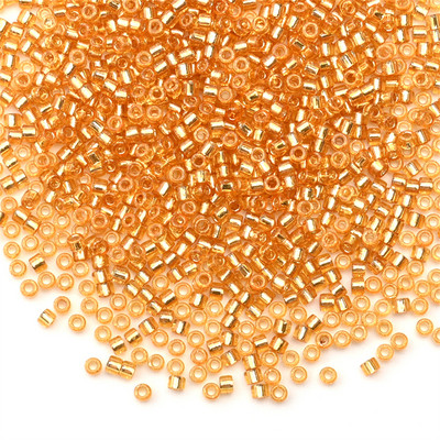 Κολιέ σκουλαρίκι από γυαλί γοητείας 2mm Ασημί Χρώμα με επένδυση Japan Spacer Seed Beads for Jewelry Making DIY κολιέ