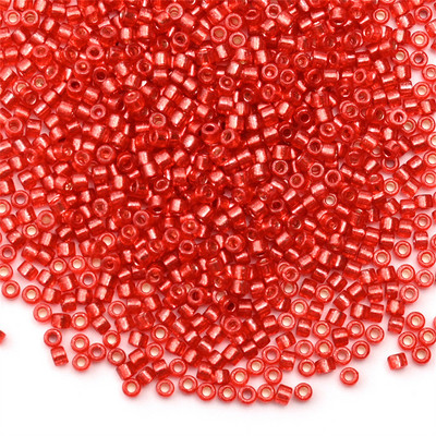 Κολιέ σκουλαρίκι από γυαλί γοητείας 2mm Ασημί Χρώμα με επένδυση Japan Spacer Seed Beads for Jewelry Making DIY κολιέ