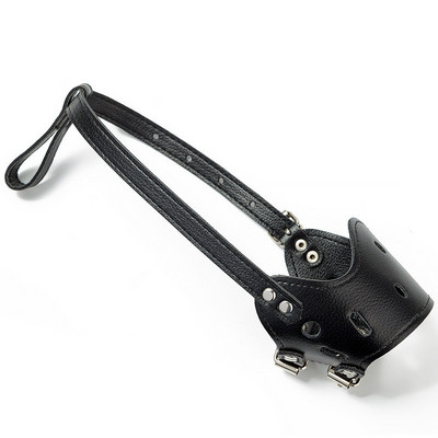 Ρυθμιζόμενο ρύγχος σκυλιών κατοικίδιων ζώων PU Δερμάτινο κάλυμμα στόματος σκύλου Αναπνεύσιμες μάσκες μασήματος δαγκώματος για σκύλους για μικρούς μεσαίους μεγάλους σκύλους