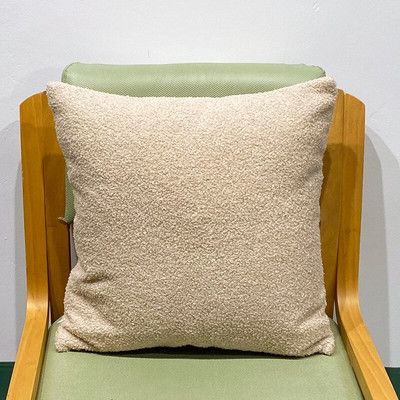 Siva plišana jastučnica Cosy Teddy Boucle jastučnica za kauč za dnevnu sobu 45X45CM jastuci za bacanje ukrasni cojines