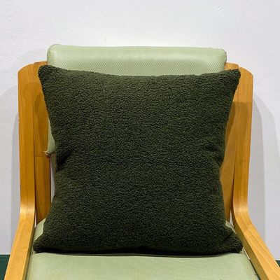 Siva plišana jastučnica Cosy Teddy Boucle jastučnica za kauč za dnevnu sobu 45X45CM jastuci za bacanje ukrasni cojines