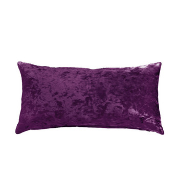 Κάλυμμα μαξιλαριού καναπέ Ice θρυμματισμένα βελούδινα μαξιλάρια για αυτοκίνητο για καναπέ 30x50CM Purple Housse De Coussin Μαξιλαροθήκη για Σαλόνι