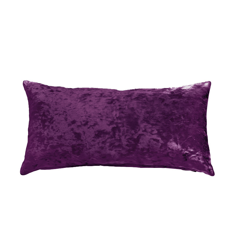 Husă de pernă pentru canapea, perne din catifea zdrobită cu gheață, pentru mașină, pentru canapea, 30x50cm, mov, housse de coussin, pentru sufragerie