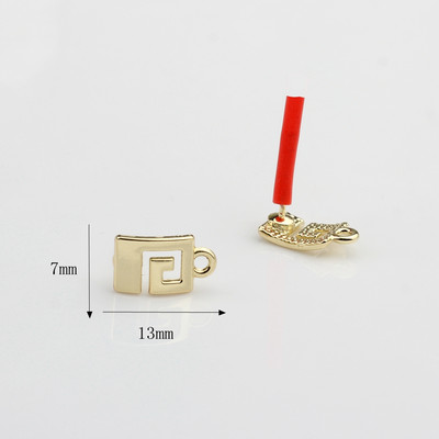 Naušnice s klinovima od legure cinka Jednostavne okrugle geometrije Konektori za naušnice 10 kom/lot za DIY naušnice s nišanima Dodaci za nakit