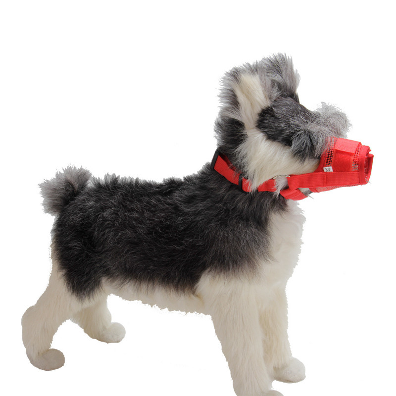 reguliuojamas šuns snukis tinklelis kvėpuojantis augintinio burna šuniui nailoninis diržas nuo lojimo šuns snukis mažiems ir dideliems šunims