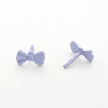 Спрей боя от цинкова сплав Macaron Color Bow Knot Base Конектор за обеци 10 бр. За модни бижута Масови артикули Партиди на едро