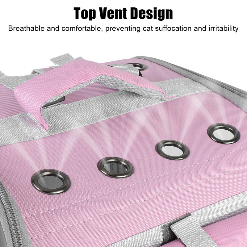 Naminių kačių nešioklė Kuprinė kačių kelioninė lauko pečių krepšys naminiams gyvūnėliams Erdvinės kapsulės narvas, nešiojamas kvėpuojantis mažiems šunims, katėms