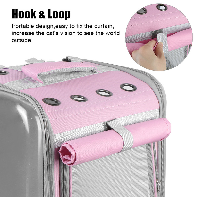 Naminių kačių nešioklė Kuprinė kačių kelioninė lauko pečių krepšys naminiams gyvūnėliams Erdvinės kapsulės narvas, nešiojamas kvėpuojantis mažiems šunims, katėms