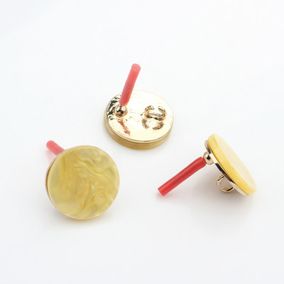 Nove okrugle naušnice od legure cinka i smole, konektor za naušnice, 19 mm, 6 kom/lot za modne dodatke za naušnice DIY