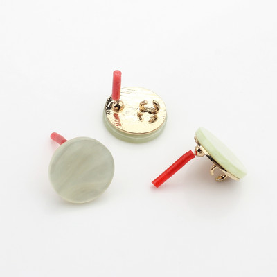 Nove okrugle naušnice od legure cinka i smole, konektor za naušnice, 19 mm, 6 kom/lot za modne dodatke za naušnice DIY