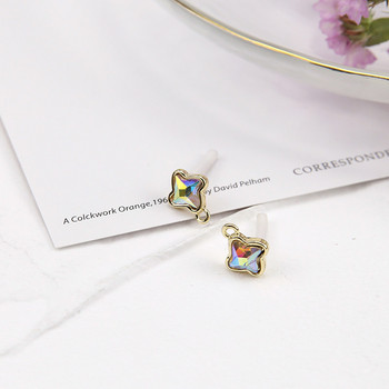 Απλό Rhinestone Butterfly Love Star Ear Nail 10 τμχ/παρτίδα για σκουλαρίκια Κοσμήματα Κατασκευή Finding Accessories