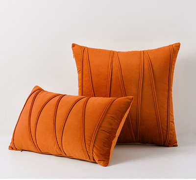 Inyahome New Art Velvet Yellow Sárga Kék Rózsaszín Egyszínű Párnahuzat Párnahuzat Párnahuzat Otthoni Dekoratív Kanapé Dekor