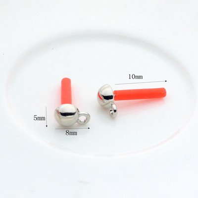 Cinkötvözet egyszerű, kerek formájú alap fülbevaló csatlakozó 4/6/8mm 10db divatékszerekhez nagykereskedelmi tételek