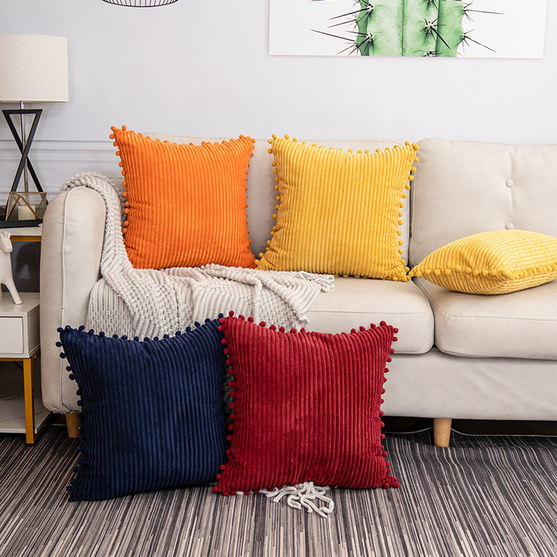 Nordic Fluffy Throw párnahuzat Pure Color otthoni dekoráció Cojines 45x45 Decorativos párnák puha párnahuzat kanapé nappaliba