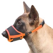 Šuns snukis, nailoninis tinklelis, reguliuojamas kvėpuojantis minkštas snukio kaukė, skirta nuo įkandimo / chaoso naminiams gyvūnėliams nuo lojimo