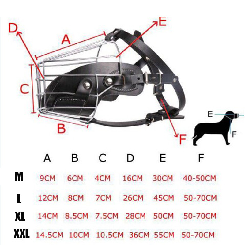 Nuo įkandimo žievė kramtomas didelis šuns snukio kaukė Tvirtas metalinis viela Krepšelis šuniui Burnos snukiukai Reguliuojamas odinis dirželis augintinio burnos dangtelis