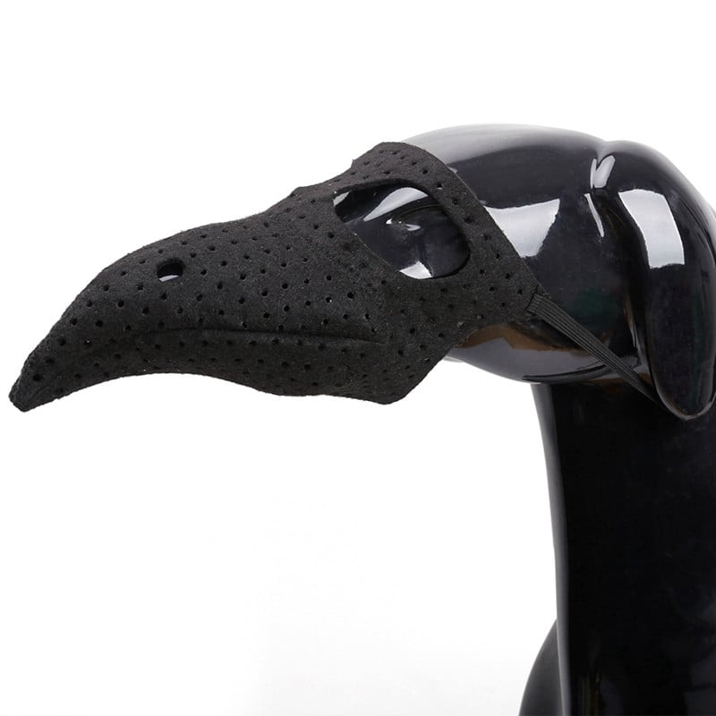 Boț pentru câine Groază pasăre Cioc gură mască câine silicon luminoasă stop latrat bot costum Halloween câine măști de siguranță anti-mușcătură