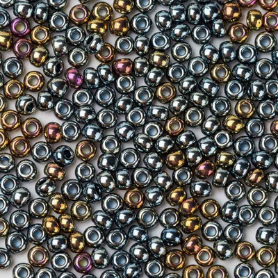 Taidian 11/0 kerek Toho gyöngyök horganyzott alumínium Perles De Rocailles Broderie Perles-hez 10 gramm / tétel, körülbelül 1000 darab