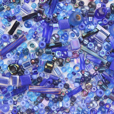 Taidian Miyuki Seedbeads Kerek bugle üveggyöngykeverékek véletlenszerűen kevert színek és méretek DIY gyöngyfűző munkatartozékok