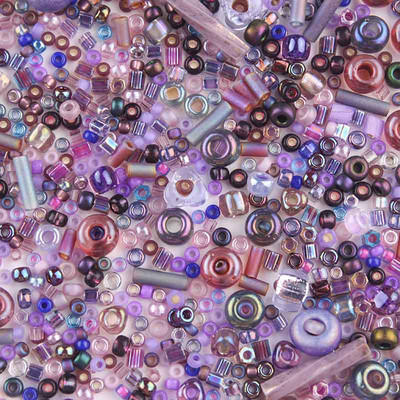 Taidian Miyuki Seedbeads Kerek bugle üveggyöngykeverékek véletlenszerűen kevert színek és méretek DIY gyöngyfűző munkatartozékok