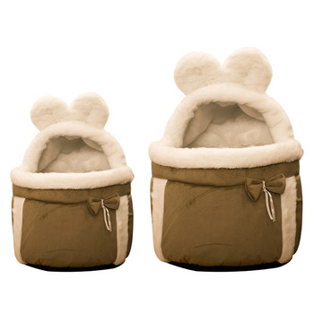 Χειμερινή ζεστή τσάντα για κατοικίδια Σακίδιο πλάτης για μικρά σκυλιά Μπροστινό σακίδιο πλάτης μπροστινό Σακίδιο πλάτης για κατοικίδια ζεστό τσάντα σκυλιών