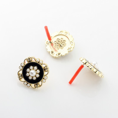 Legura cinka Emajl Umetak od smole Čipka cvijeće Baza Konektor za naušnice 6 kom/lot za DIY modne dodatke za izradu naušnica