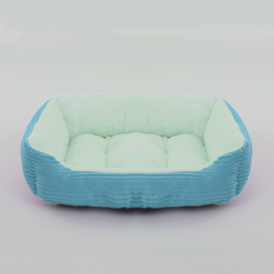 Ágy kutya macska számára Pet Square plüss kennel közepes kis kutya kanapéágy párna kisállat nyugtató kutya ágy ház kisállat kellékek