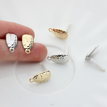 10 τμχ/παρτίδα 17*10 χιλιοστά κράμα ψευδαργύρου Retro Tear Water Drop Earrings Base Connectors for DIY Earrings Αξεσουάρ κοσμημάτων