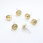 Mat okrugle naušnice od legure cinka, konektori, poveznice, 11 mm, 6 kom/lot za DIY naušnice, dodaci za izradu nakita