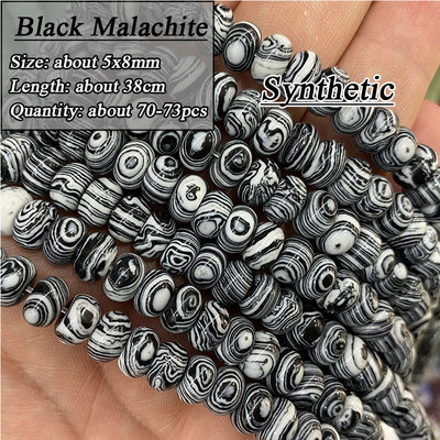 5*8mm-es Rondelle Természetes Kő Jades Agat Labradorit Amazonit Kerek Kerek Távtartó Gyöngy ékszerekhez Készíts Diy karkötő kiegészítők