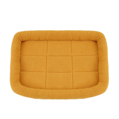 Μαλακό βελούδινο τετράγωνο κρεβατάκι κρεβατιού για σκύλους για σκύλους Γάτα Μικρό μεσαίο μεγάλο κατοικίδιο ήρεμο μαξιλάρι ύπνου για γάτα Μαξιλάρι για σκύλους για κατοικίδια